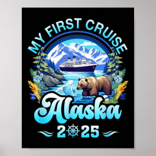 Meine erste Kreuzfahrt Alaska 2025 Familie Freund Poster