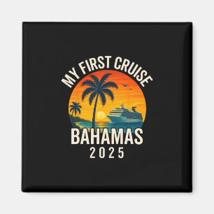 Meine erste Kreuzfahrt Hamas 2025 Urlaubs-Souvenir Magnet