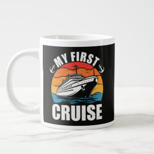 Meine erste Kreuzfahrt Lustiger Familienurlaub Kre Jumbo-Tasse