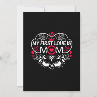 Meine erste Liebe ist Mama Einladung