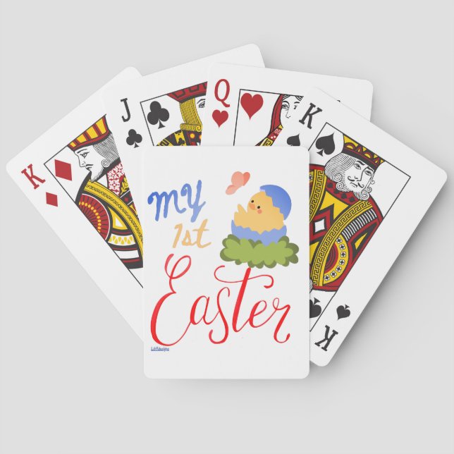 MEINE ERSTE OSTERE Ostereichen-Geschenk Spielkarten (Rückseite)