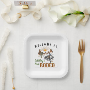 Meine erste Rodeo-Papierplatte Pappteller