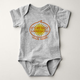 Meine erste Sommer-Sonnenwende Baby Strampler