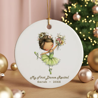 Meine erste Tanzaufführung Personalisierter Ballet Keramik Ornament