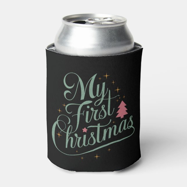 Meine erste Weihnachts Matching Familie Xmas Neubo Dosenkühler (Kanne Vorderseite)