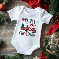 Meine erste Weihnachts-Niedliche Santa Traktor Far