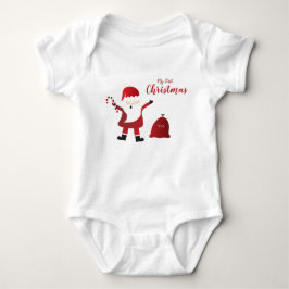 Meine erste Weihnachts-Weihnachtsspielzeugtasche Baby Strampler