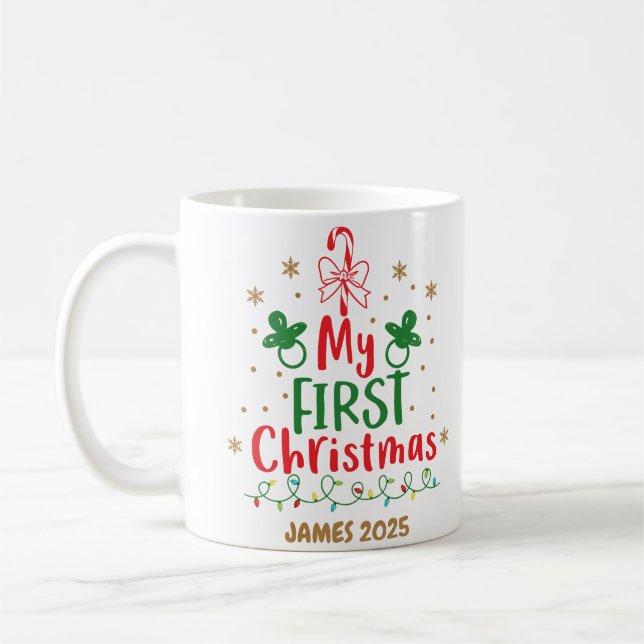 Meine erste Weihnachtscreme Candy Kaffeetasse (Links)