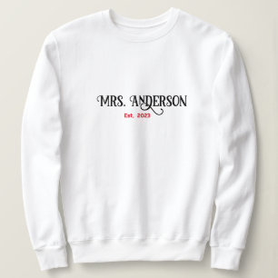 Meine erste Weihnachtsfeier als Individuelle Name Sweatshirt