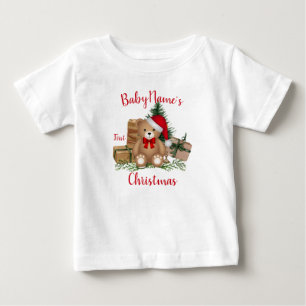 Meine erste Weihnachtsfeier mit dem Namen niedlich Baby T-shirt