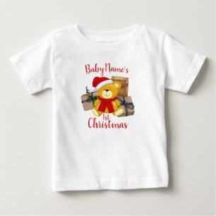 Meine erste Weihnachtsfeier mit dem Namen niedlich Baby T-shirt