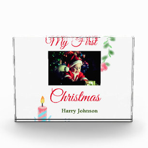 Meine erste Weihnachtskerze gibt dem Foto den Name