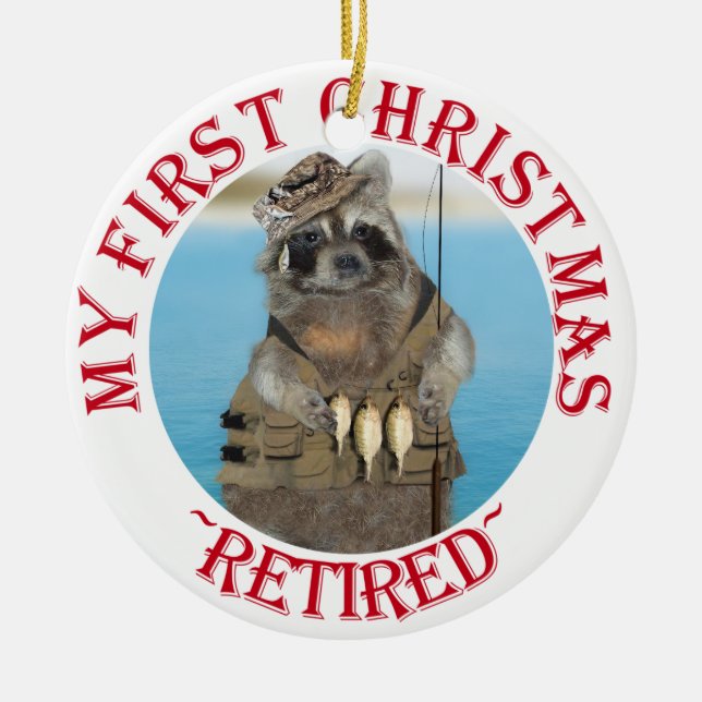 Meine erste Weihnachtsmüde Keramikornament (Vorne)