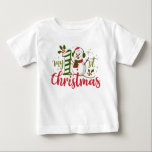 Meine erste Weihnachtstypografie Niedlich Snowman Baby T-shirt<br><div class="desc">Mein Niedlicher Snowman Baby Baby Baby Boy Baby Baby Baby T - Shirt zu Weihnachten enthält den Text "Mein 1. Weihnachten" in der modernen Schrift Typografie mit einem niedlichen Schneemann. Perfektes Weihnachtsgeschenk für ein kleines Mädchen oder einen kleinen Jungen. Erstellt von Evco Studio www.zazzle.com/store/evcostudio</div>