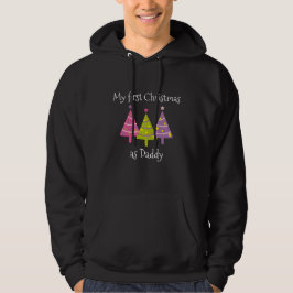 Meine erste Weihnachtszeit als Papa Niedliche Bäum Hoodie