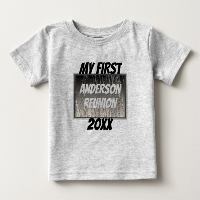 Meine erste Wiedersehen-Silberstreifen-Gruppe Baby T-shirt (Vorderseite)