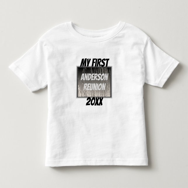 Meine erste Wiedersehen-Silberstreifen-Gruppe Kleinkind T-shirt (Vorderseite)