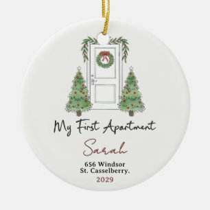 Meine erste Wohnung mit individuellem Namen und Ad Keramik Ornament