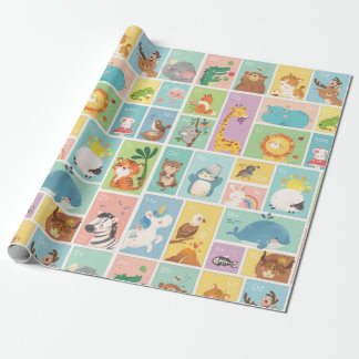 Meine ersten Alphabet-ABC-Tiere Geschenkpapier