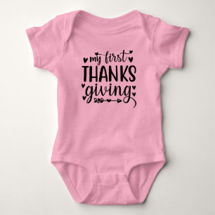Meine ersten Erntedank-Body für Baby-Mädchen Baby Strampler