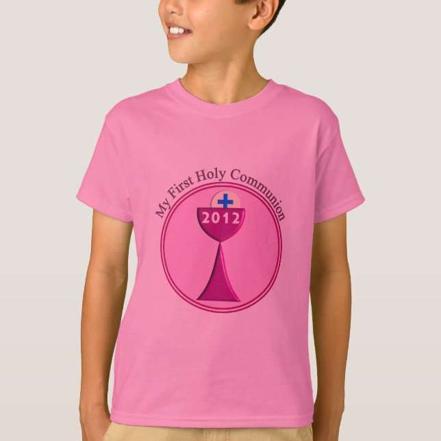 Meine ersten heilige Kommunions-Geschenke T-Shirt (Vorderseite)