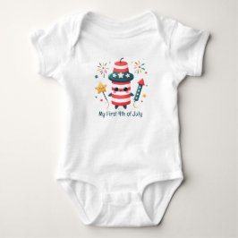 Meine ersten Niedlichen Feuerwehrmänner vom 4. Jul Baby Strampler