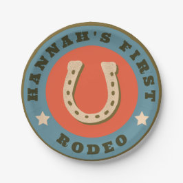 Meine ersten Rodeo Paper-Teller Pappteller