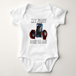 Meine ersten sprinten Autorennen Nichtflügel Baby Strampler