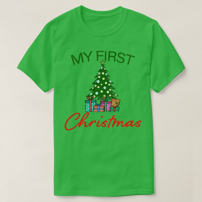meine ersten Weihnachten 9 T-Shirt (Design vorne)