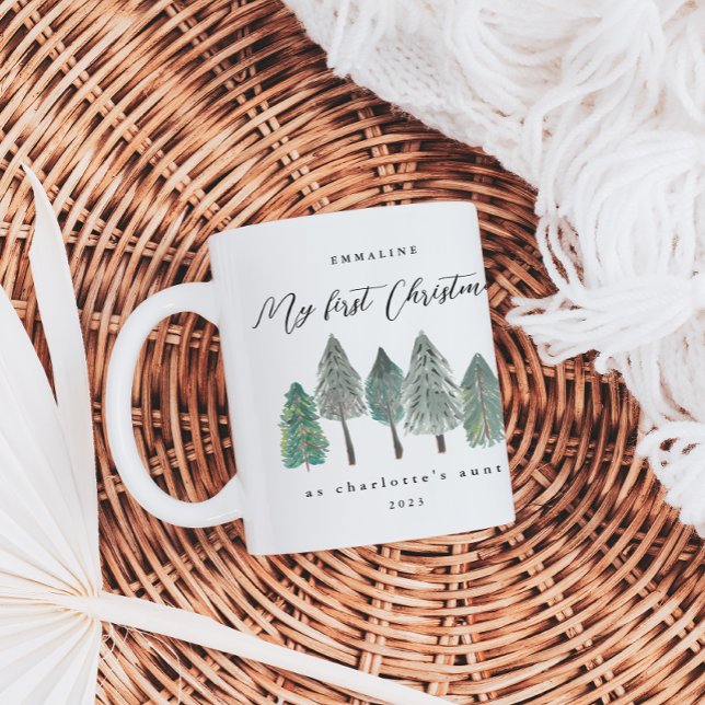 Meine ersten Weihnachten als Tante Foto Kaffeetasse (Von Creator hochgeladen)