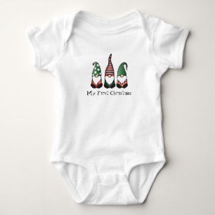Meine ersten Weihnachtsgnomen Baby Strampler