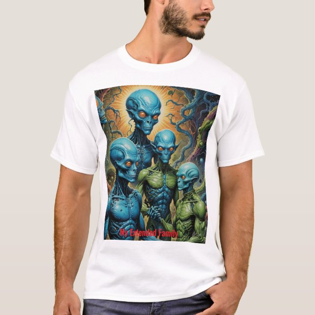 Meine erweiterte Familie T-Shirt (Vorderseite)