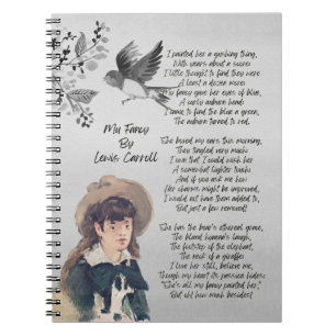 Meine Extravagante Poesie von Lewis Carroll Notizblock
