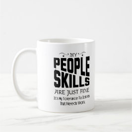 Meine Fähigkeiten sind einfach ein schöner, lustig Kaffeetasse