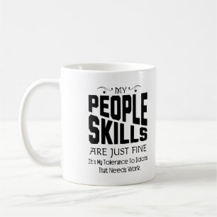 Meine Fähigkeiten sind einfach ein schöner, lustig Kaffeetasse
