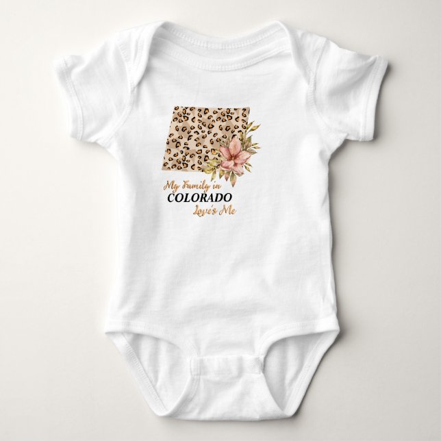 Meine Familie in Colorado Lieben Baby Strampler (Vorderseite)