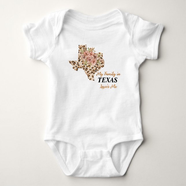 Meine Familie in Texas Liebe Me Baby Strampler (Vorderseite)