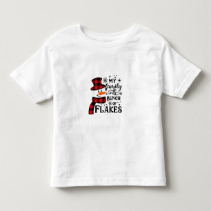 Meine Familie ist ein Haufen Schneeflocken Kleinkind T-shirt