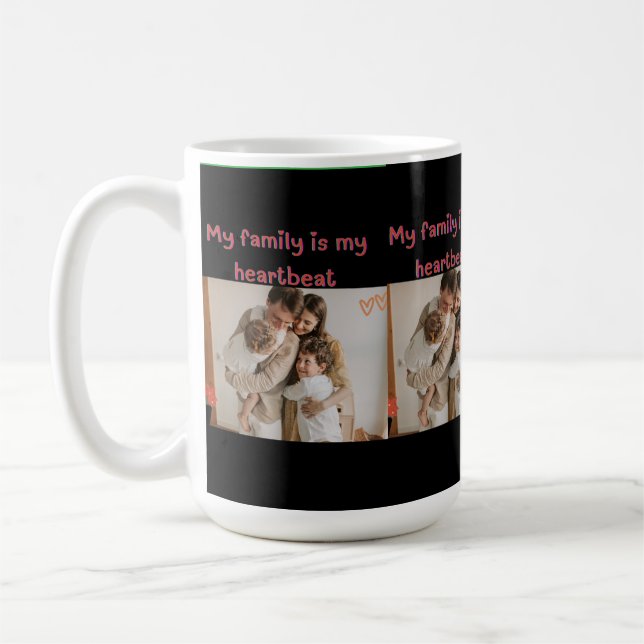 Meine Familie Kaffeetasse (Links)