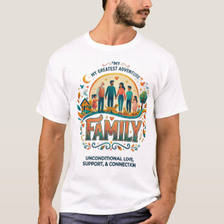 Meine Familie, mein größtes Abenteuer T-Shirt