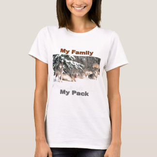 Meine Familie, meine Satz Linie T-Shirt