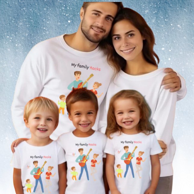 Meine Familienstücke Tri-Blend Shirt (Von Creator hochgeladen)