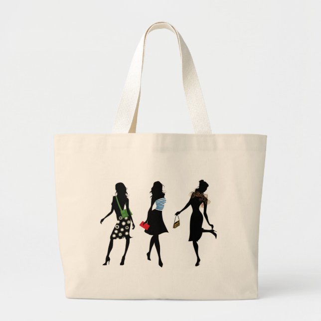 Meine Fashionista-Tasche Jumbo Stoffbeutel (Vorne)