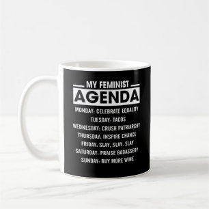 Meine feministische Agenda Kaffeetasse