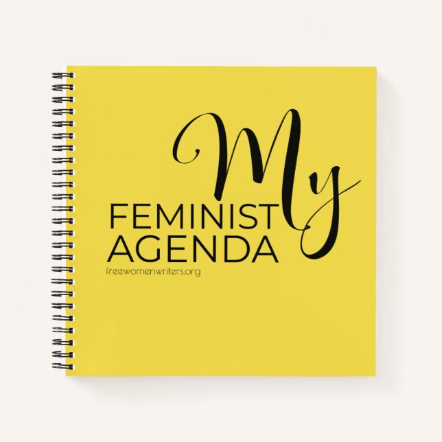 Meine feministische Tageszeitung Notizbuch (Vorderseite)