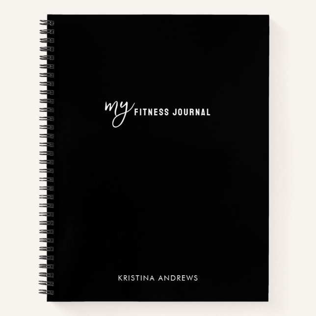 Meine Fitness Notizbuch (Vorderseite)