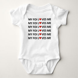 MEINE FOI LIEBEN ME - RED HEART Baby Bodysuit Baby Strampler