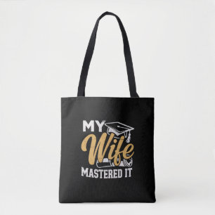 Meine Frau beherrschte es Absolventen-Urkundenhalt Tasche