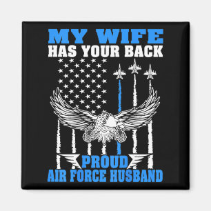 Meine Frau, dein Rücken stolz Luftwaffe Ehemann Eh Magnet