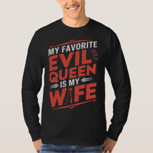 Meine Frau ist meine Lieblings-Böse-Königin - Goth T-Shirt